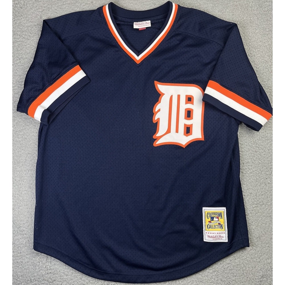 Mitchell & Ness Kirk Gibson Detroit Tigers Jersey #23 Navy Size 48 XL 1984